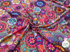 VISCOSE ROSACE FUCHSIA 140 CM - My Little Coupon
