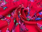 VISCOSE ROUGE DE FLEURS SUPERBE - My Little Coupon