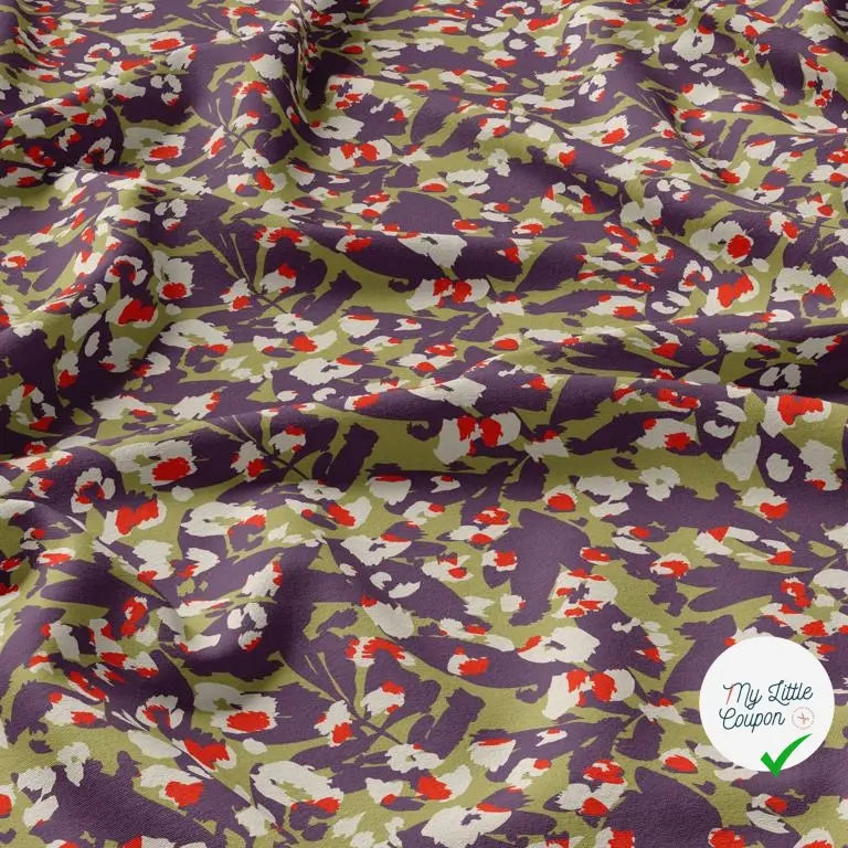 VISCOSE SAVARTY OLIVE / ROUGE 1G D5X 150 - My Little Coupon