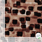Viscose stretch imprimée abstrait taupe - texture
