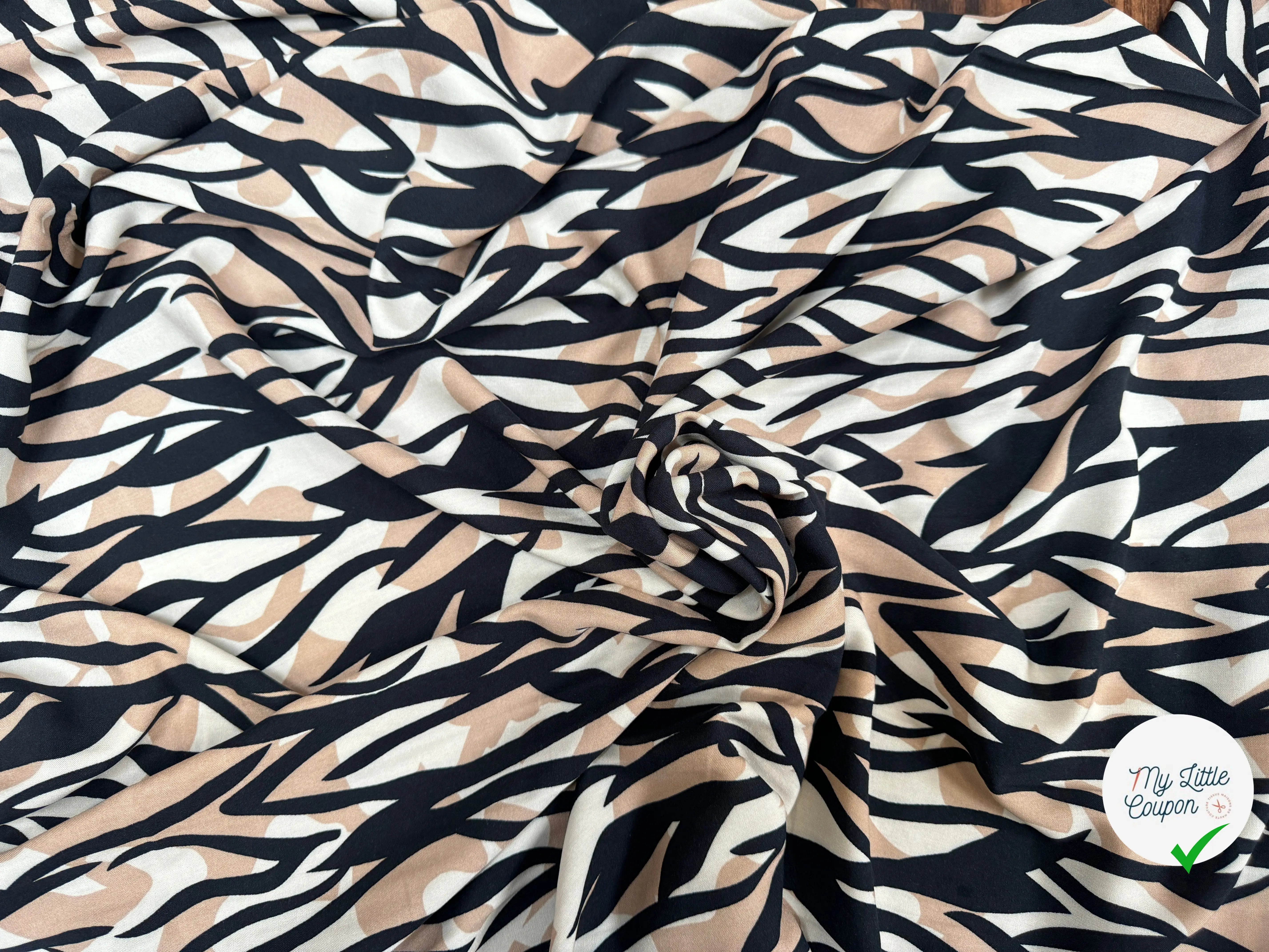 VISCOSE TIGA LIN / NOIR 1B Y1 150 - My Little Coupon