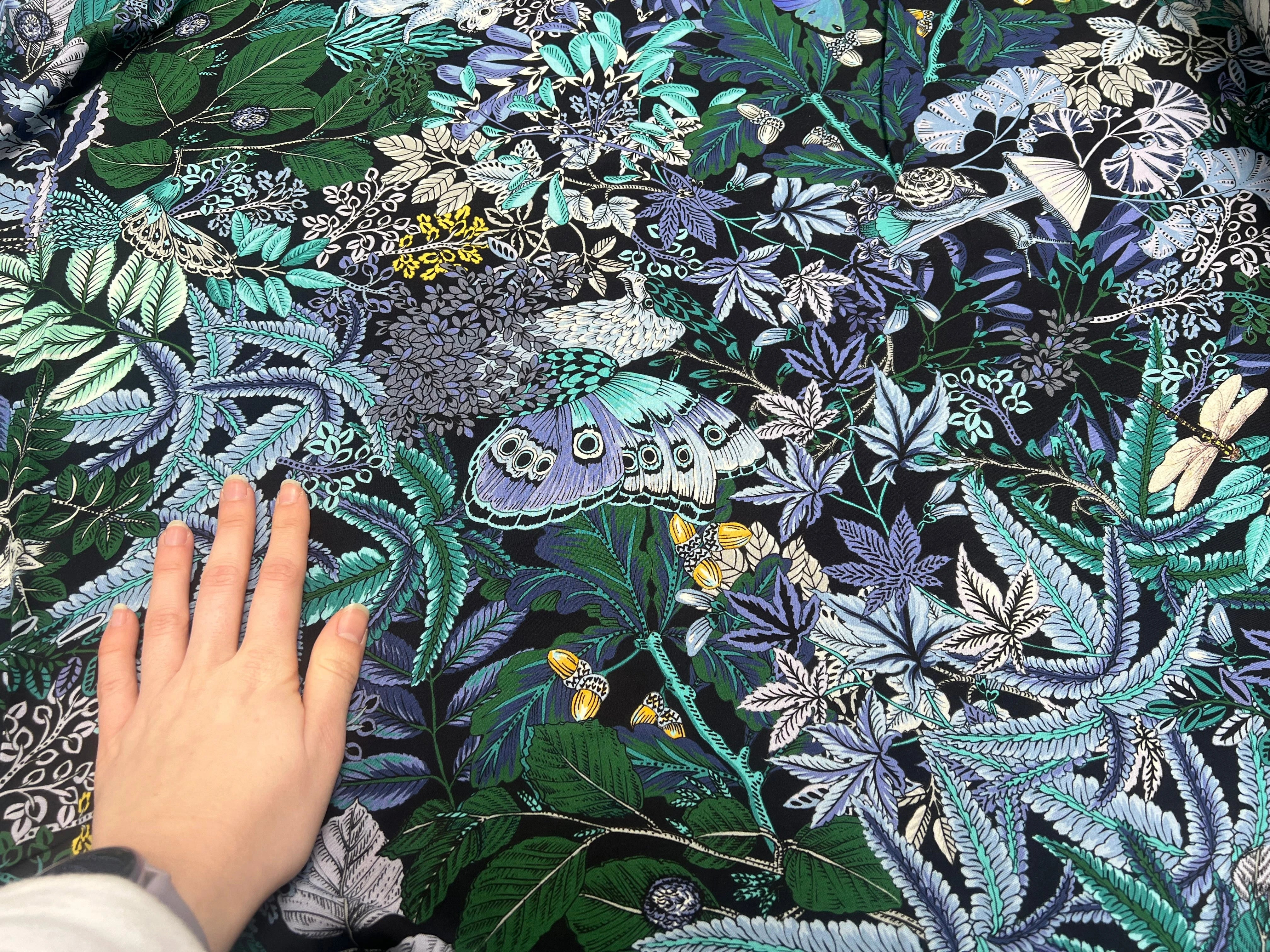 VISCOSE TOUTE DOUCE STRETCH IMPRIMÉE EXOTIQUE FLEURI ANIMALIER - My Little Coupon