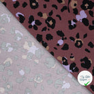 VISCOSE TWILL PRINT LEOPARD LILAC - BLACK - My Little Coupon