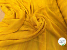 VISCOSE UNI JAUNE RAYURES TEXTURÉES - My Little Coupon