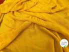 VISCOSE UNI JAUNE RAYURES TEXTURÉES - My Little Coupon
