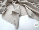 VOILE VISCOSE BEIGE FICELLE - My Little Coupon - tissu - coudre