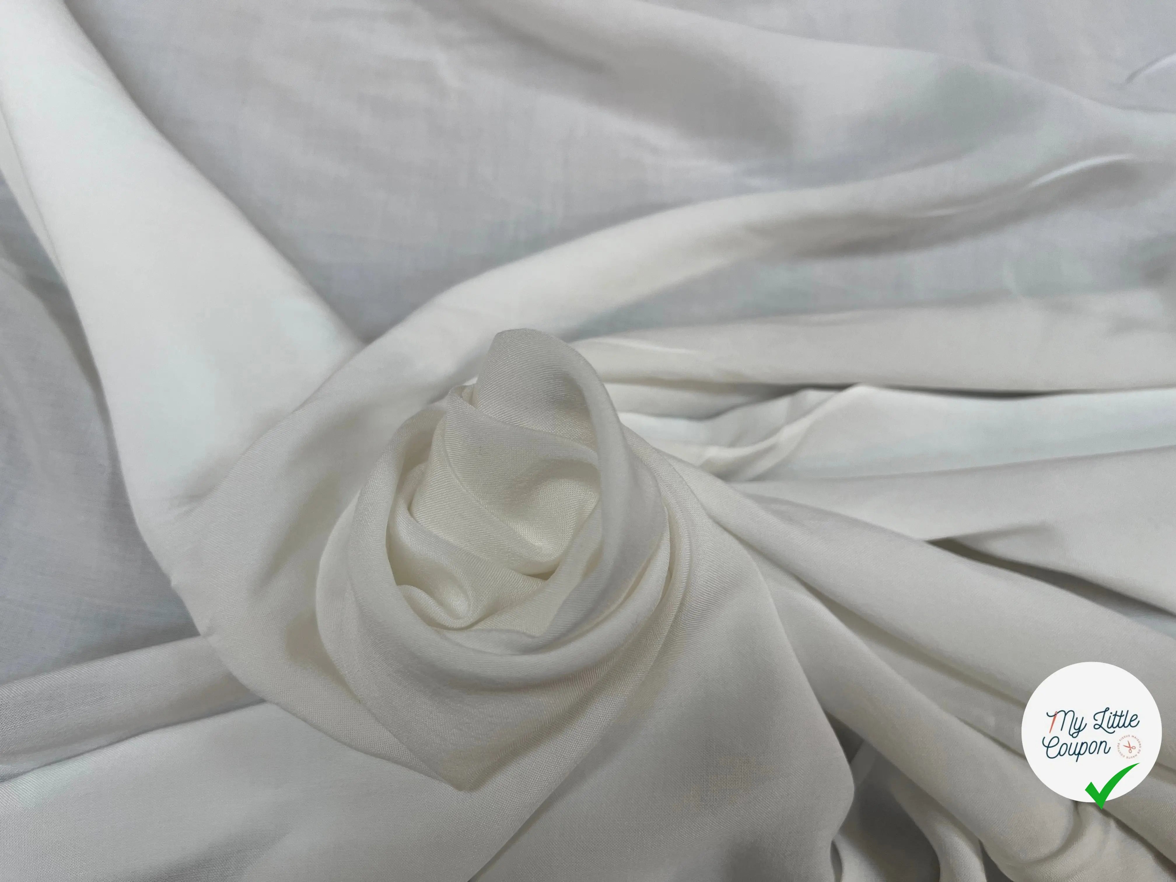 VISCOSE UNIE BLANCHE - My Little Coupon