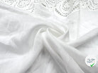 VOILE À BASE GUIPURE ROSACE DE MARGUERITES - My Little Coupon - tissu - coudre