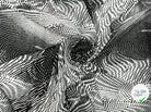VOILE CHIFFON BLACK AND WHITE ANIMALIER MLC INTERN