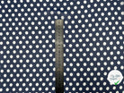 VOILE CHIFFON BLEU POIS BLANC CLASSIQUE PANACHE MLC INTERN