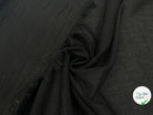 VOILE DE COTON FROISSÉ NOIR - My Little Coupon - tissu - coudre