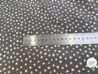 VOILE DE COTON GRIS CENDRÉ ÉTOILE BLANCHE - My Little Coupon