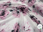 VOILE DE COTON IMPRIMÉ FLEURS FONDUES - My Little Coupon - tissu - coudre