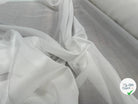 VOILE DE COTON ITALIEN BIANCO PUR COTON - My Little Coupon