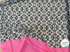 VOILE DE COTON LEGEREMENT EMERISÉ BASE ROSE - My Little Coupon