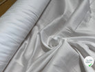 VOILE DE COTON LÉGÈREMENT STRETCH SATINÉ BLANC - My Little Coupon