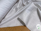 VOILE DE COTON LÉGÈREMENT STRETCH SATINÉ BLANC - My Little Coupon