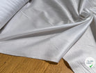 VOILE DE COTON LÉGÈREMENT STRETCH SATINÉ BLANC - My Little Coupon