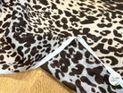 VOILE DE COTON MOTIF LÉOPARD BEIGE MARRON 140CM - My Little Coupon