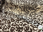 VOILE DE COTON MOTIF LÉOPARD BEIGE MARRON 140CM - My Little Coupon