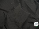 VOILE DE COTON PLUMETIS NOIR - My Little Coupon - tissu - coudre
