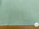 VOILE DE COTON QUADRILLÉ FLUIDE VERT MENTHE 146CM - My Little Coupon