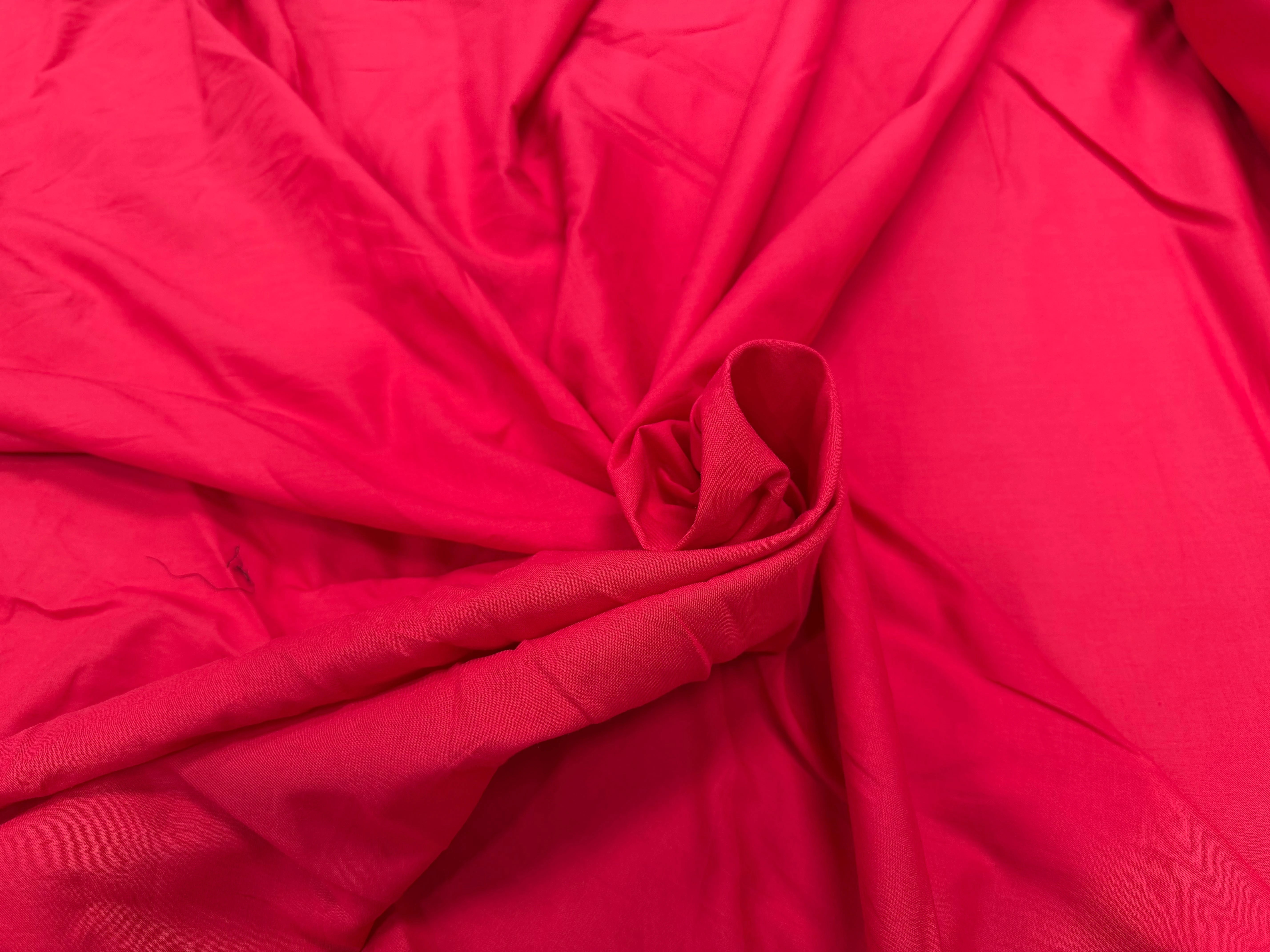 VOILE DE COTON ROUGE BELLE DENSITÉ - My Little Coupon