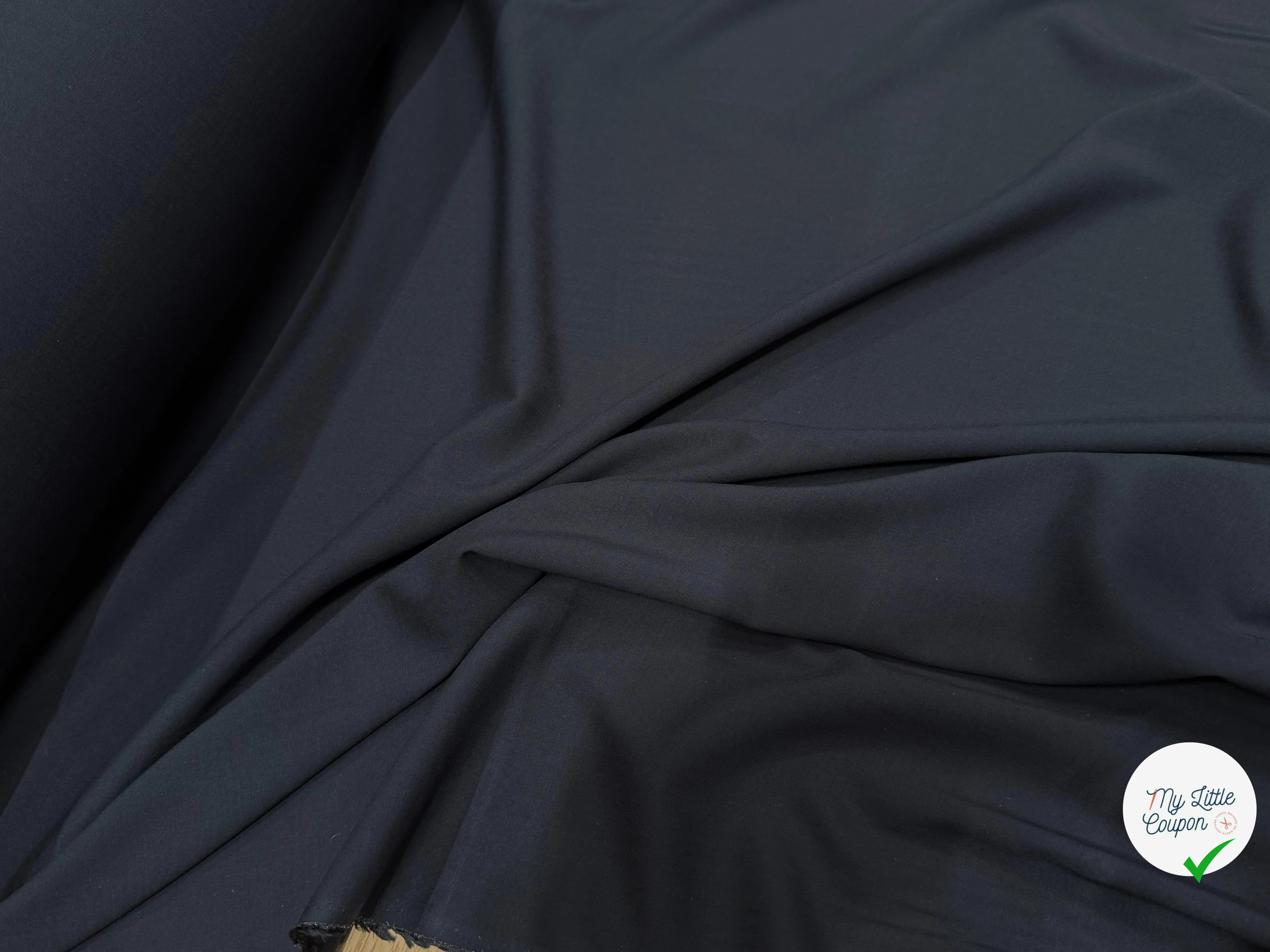 VOILE DE COTON SOUPLE ET DOUX NOIR - My Little Coupon