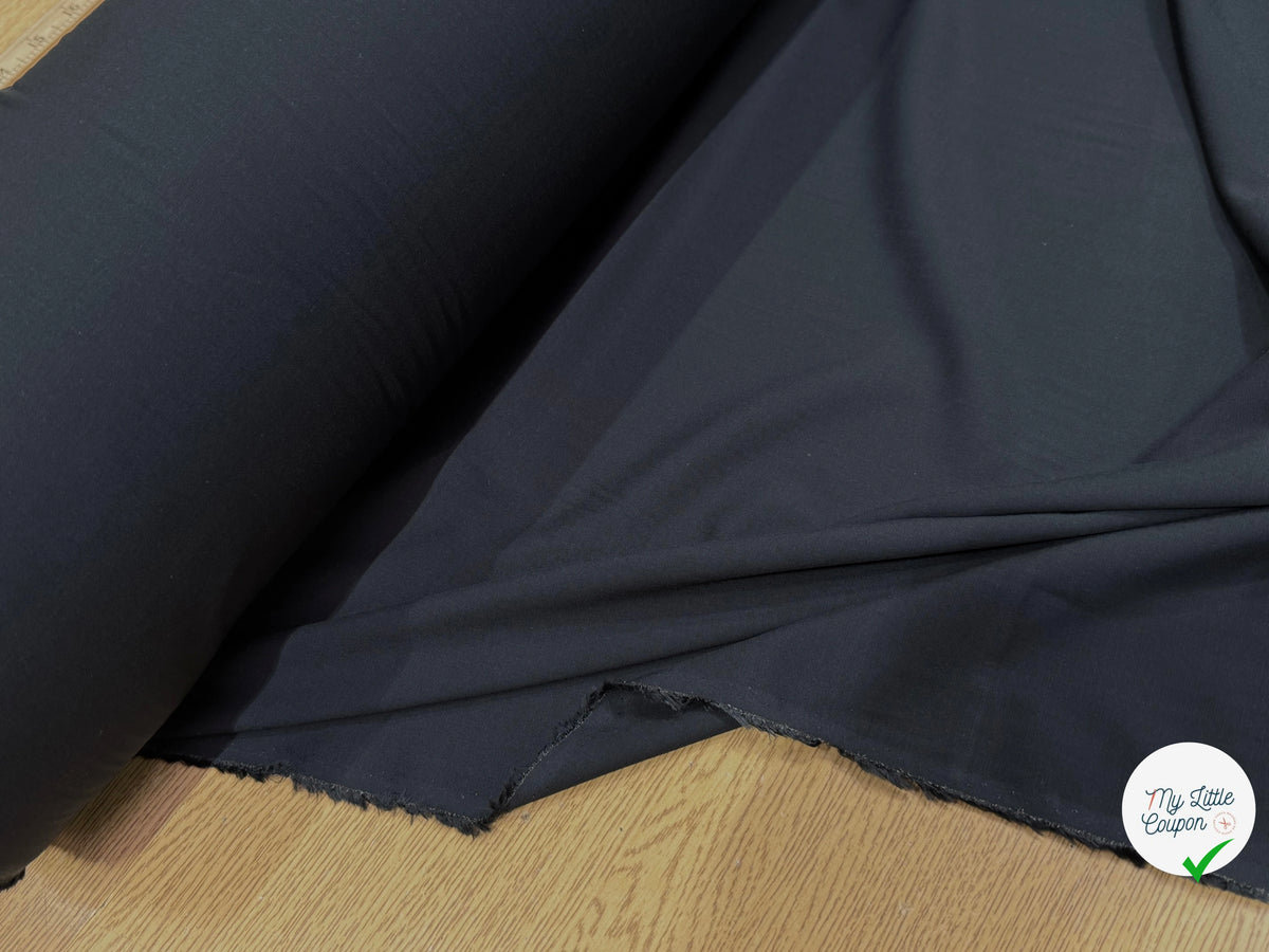 VOILE DE COTON SOUPLE ET DOUX NOIR - My Little Coupon
