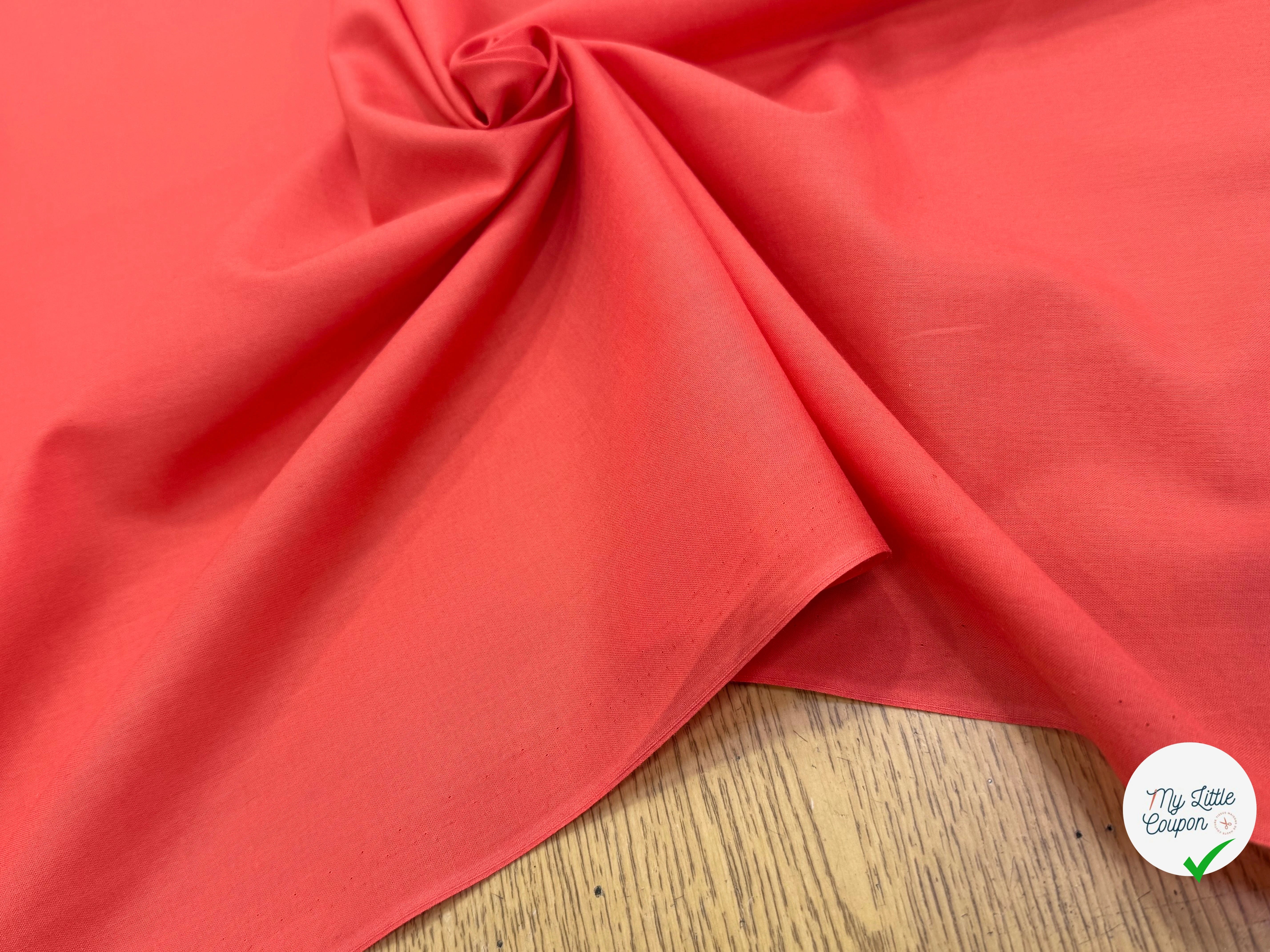 VOILE DE COTON TRÈS BEAU ORANGE - My Little Coupon