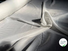 VOILE DE COTON UNI COULEUR BLANC ECRU - My Little Coupon