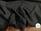 VOILE DE COTON UNI NOIR - My Little Coupon