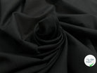 VOILE DE COTON UNI NOIR SOUPLE - My Little Coupon