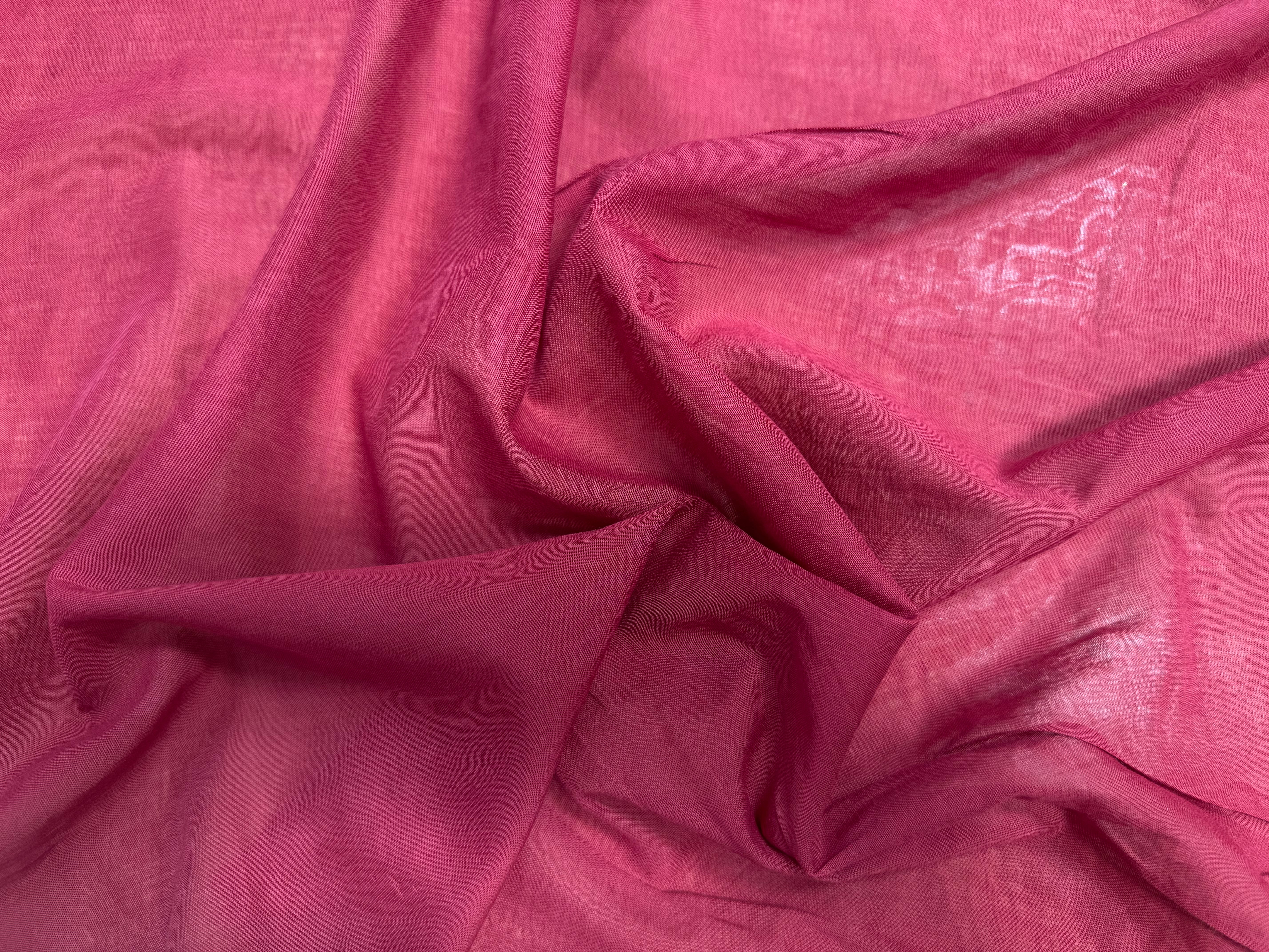 VOILE DE COTON UNI ROUGE BORDEAUX - My Little Coupon