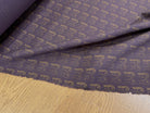 VOILE DE COTON VIOLET IMPRIMÉ EYE CONTACT - My Little Coupon