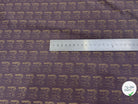 VOILE DE COTON VIOLET IMPRIMÉ EYE CONTACT - My Little Coupon