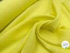 VOILE DE LIN JAUNE CITRON ENSOLEILLÉ - My Little Coupon - tissu - coudre