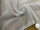 VOILE DE LIN POLYESTER ÉCRU - My Little Coupon