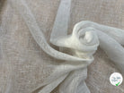 VOILE DE LIN POLYESTER ÉCRU - My Little Coupon