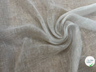 VOILE DE LIN POLYESTER ÉCRU - My Little Coupon