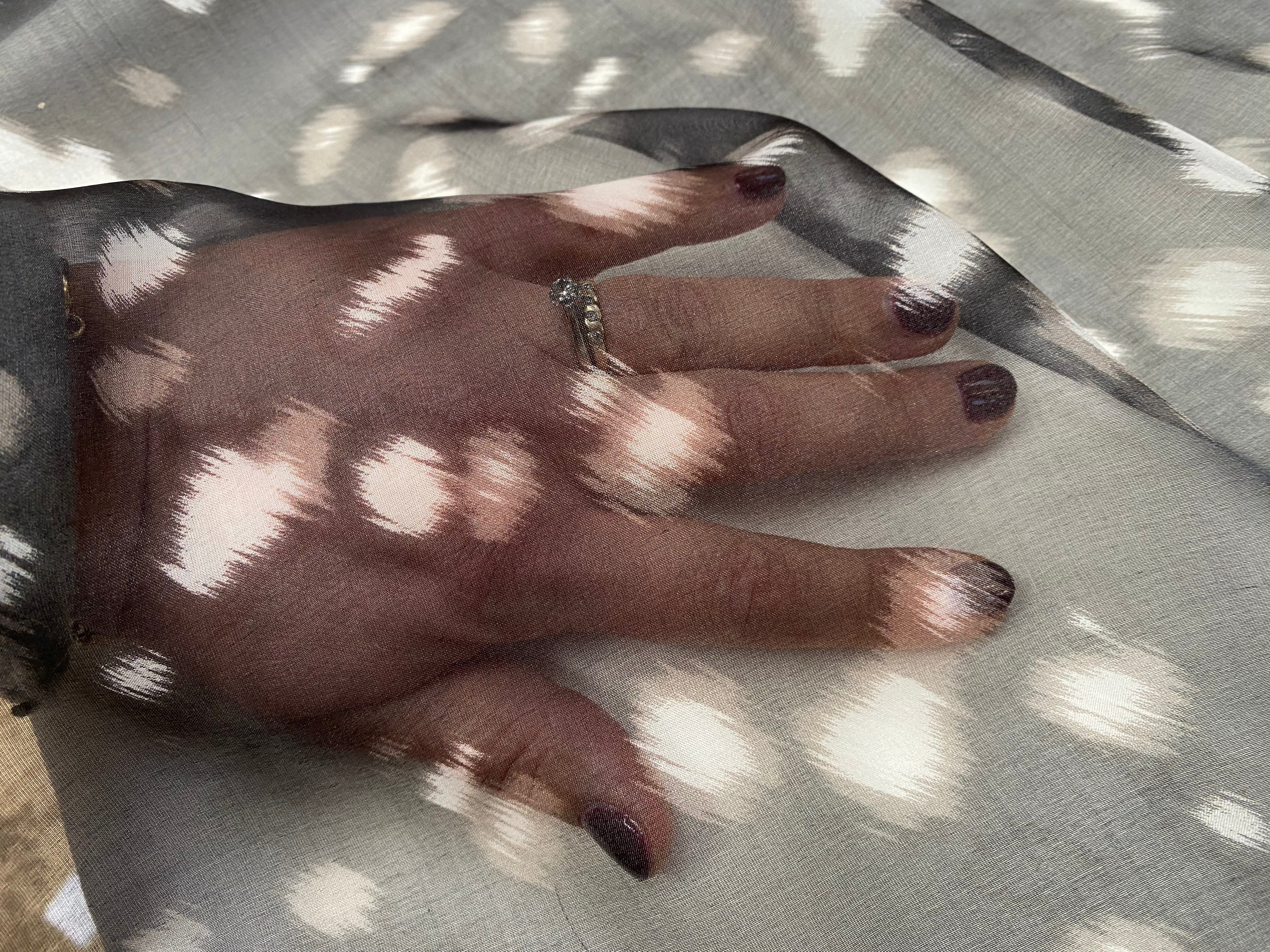 VOILE DE SOIE LEOPARD ABSTRAIT YAKOI - My Little Coupon