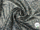VOILE IMPRIMÉ MÉTALLISÉ OR PETITES FLEURS - My Little Coupon - tissu - coudre