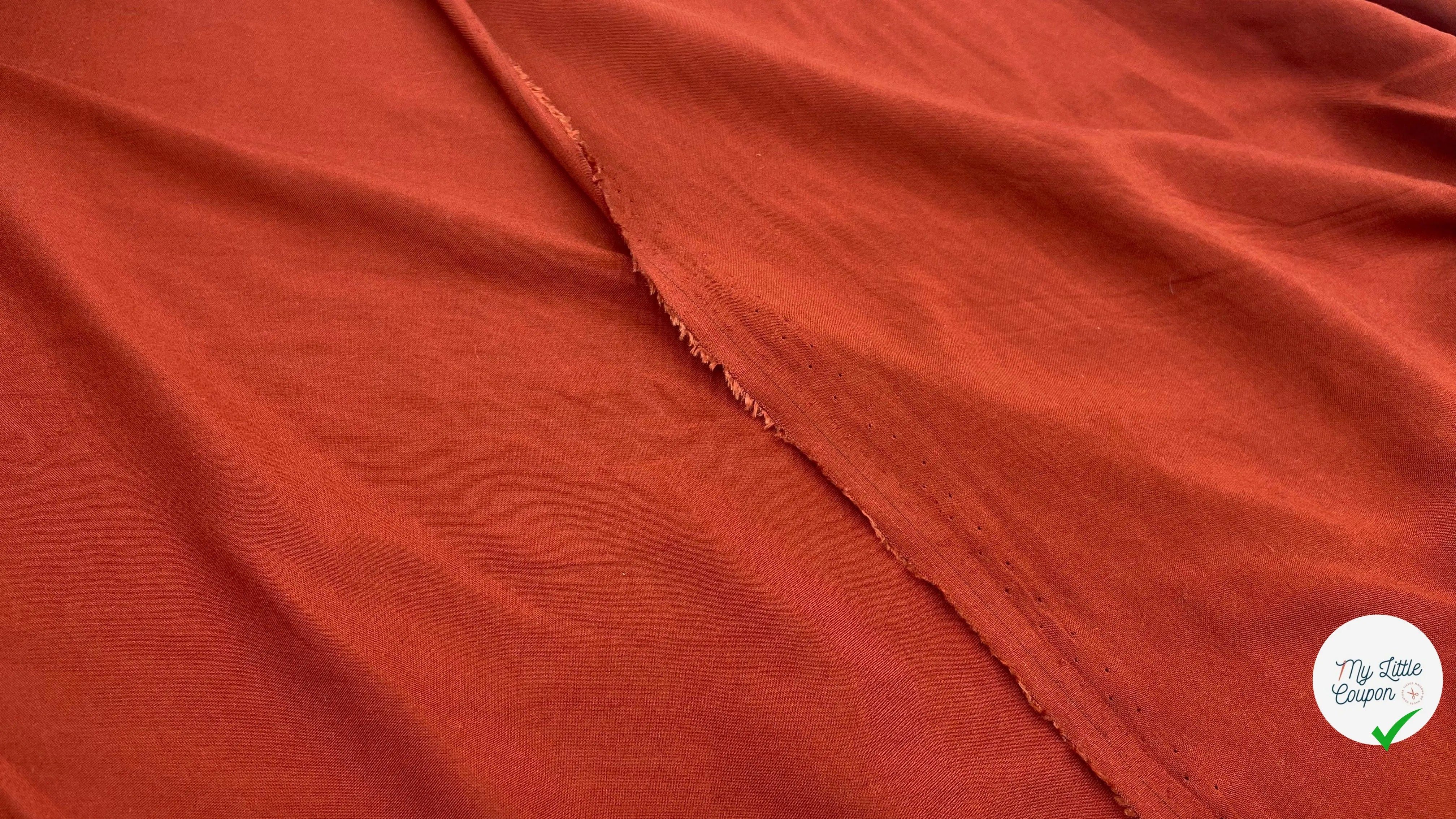 VOILE VISCOSE TERRE DE TOSCANE - My Little Coupon - tissu - coudre