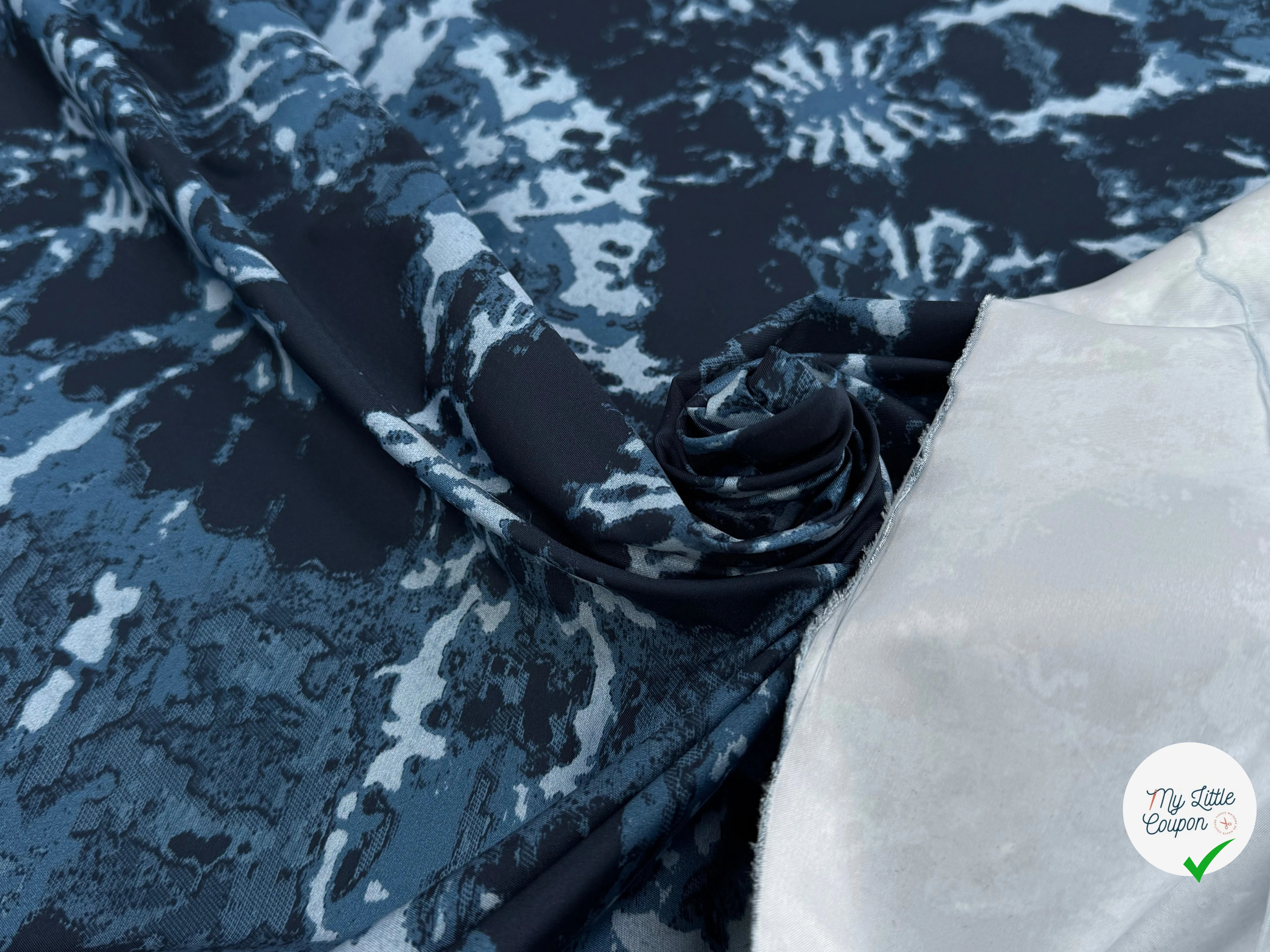 VYNIL IMPRIMÉ DOM RAYONNANT BLEU ET NUIT - My Little Coupon