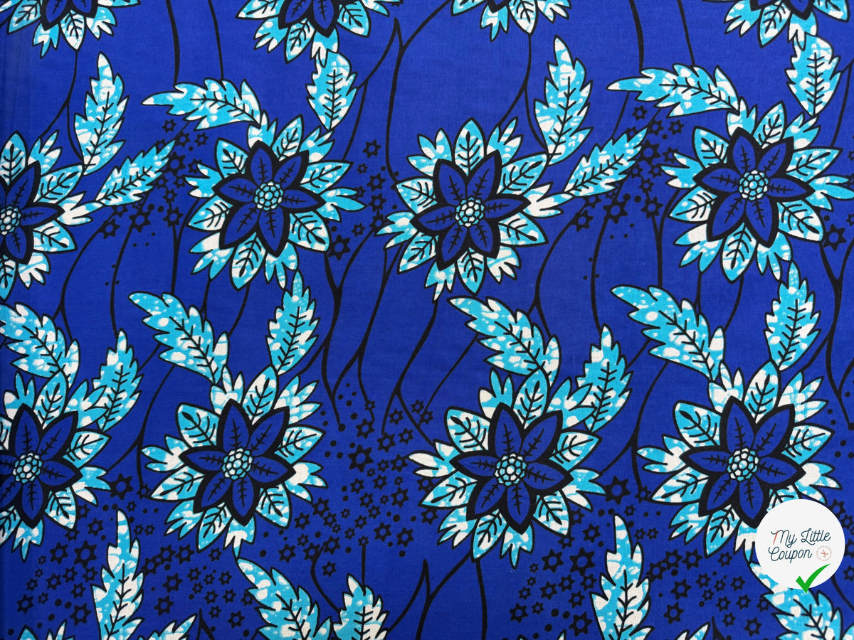 WAX COTON 82104 BLEU 112 CM - My Little Coupon