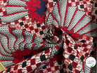 WAX COTON 82110 ROUGE BLEU 112 CM - My Little Coupon