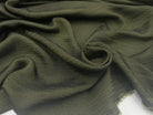 WHIPCORD CUPRO VERT ARMY CHINÉ - My Little Coupon - tissu - coudre