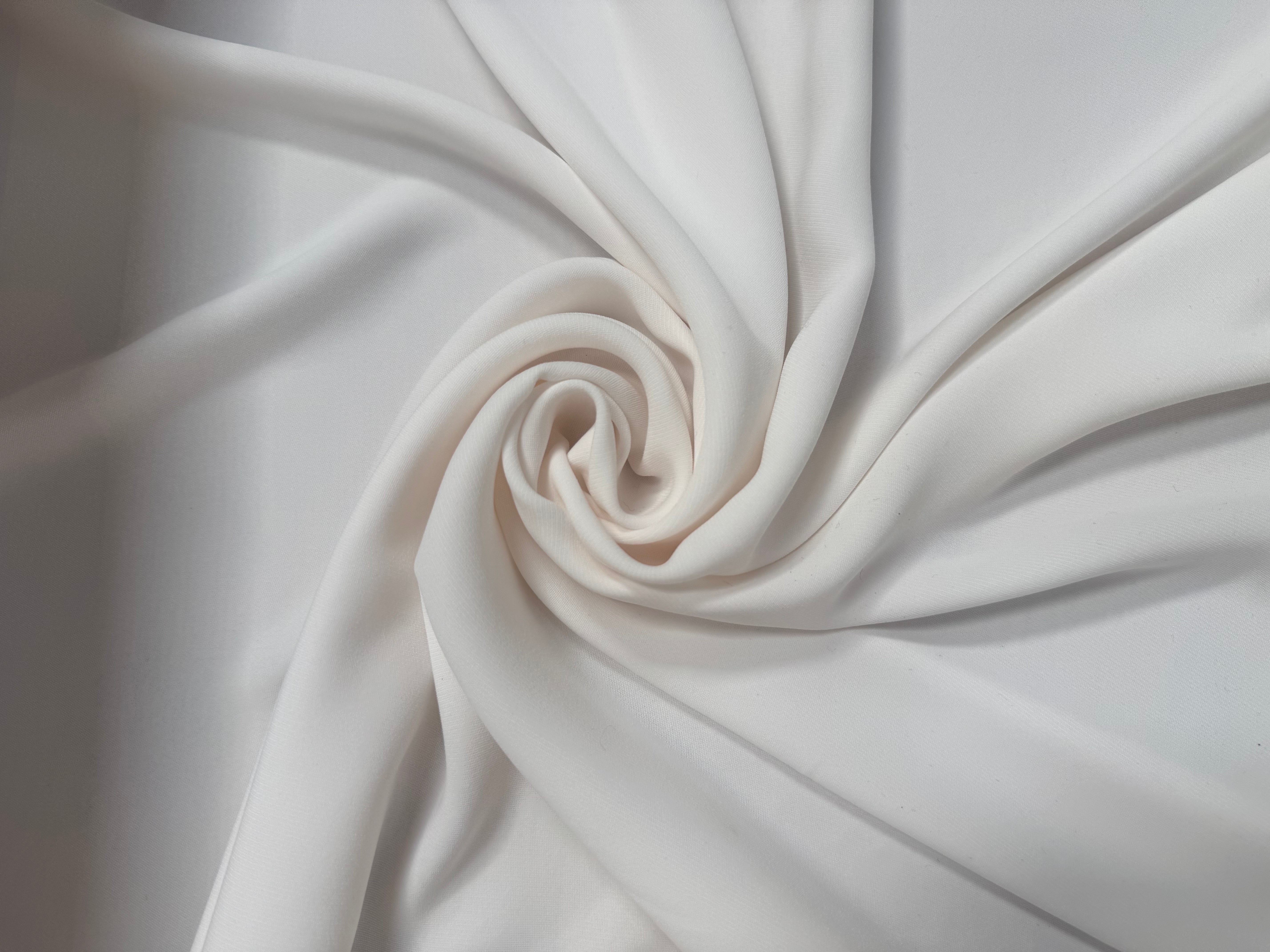WHIPCORD FLUIDE SERGÉ BLANC CASSÉ UNI - My Little Coupon