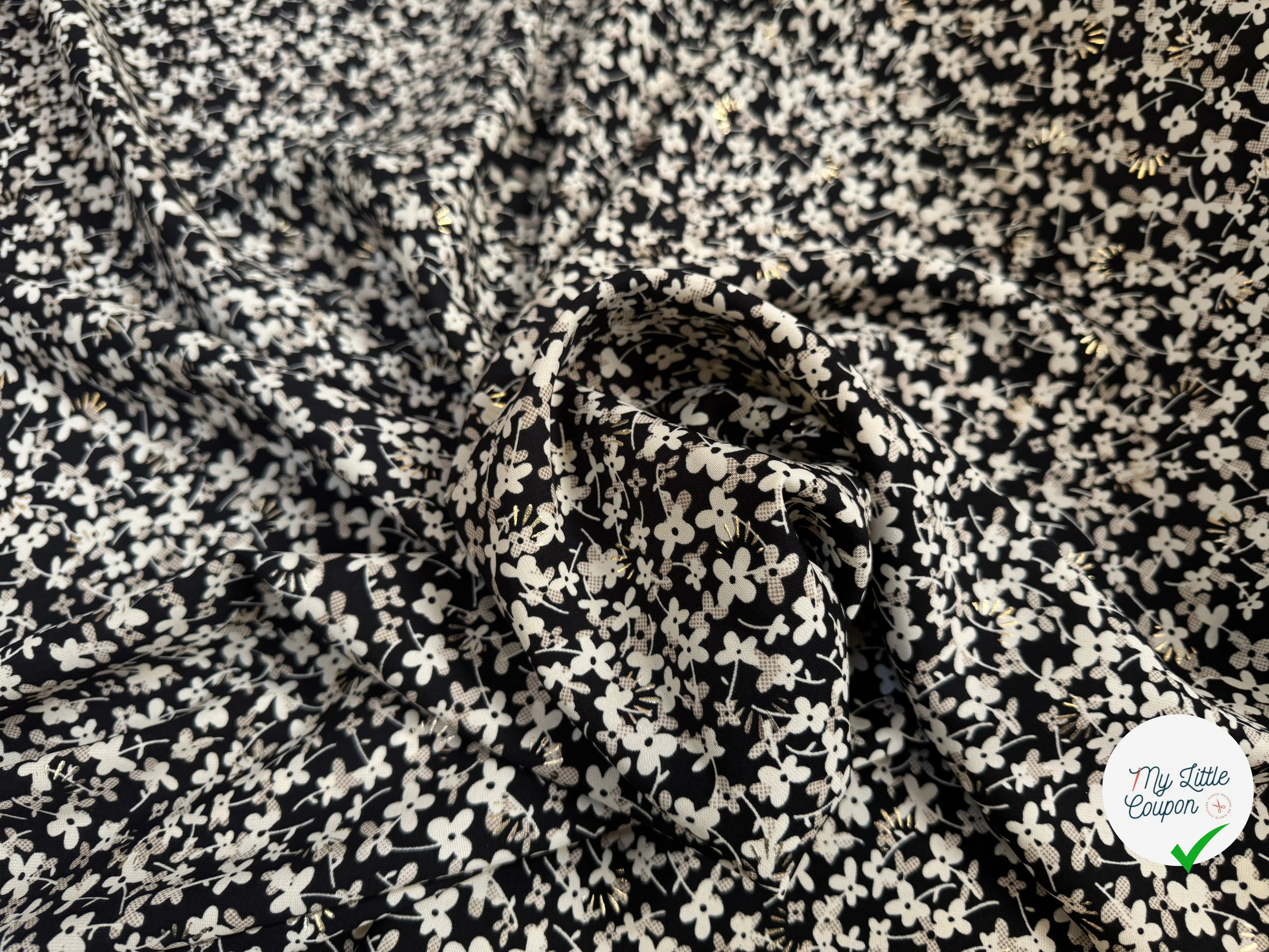 WOOLPEACH FLEURS REFLET DORÉ - My Little Coupon