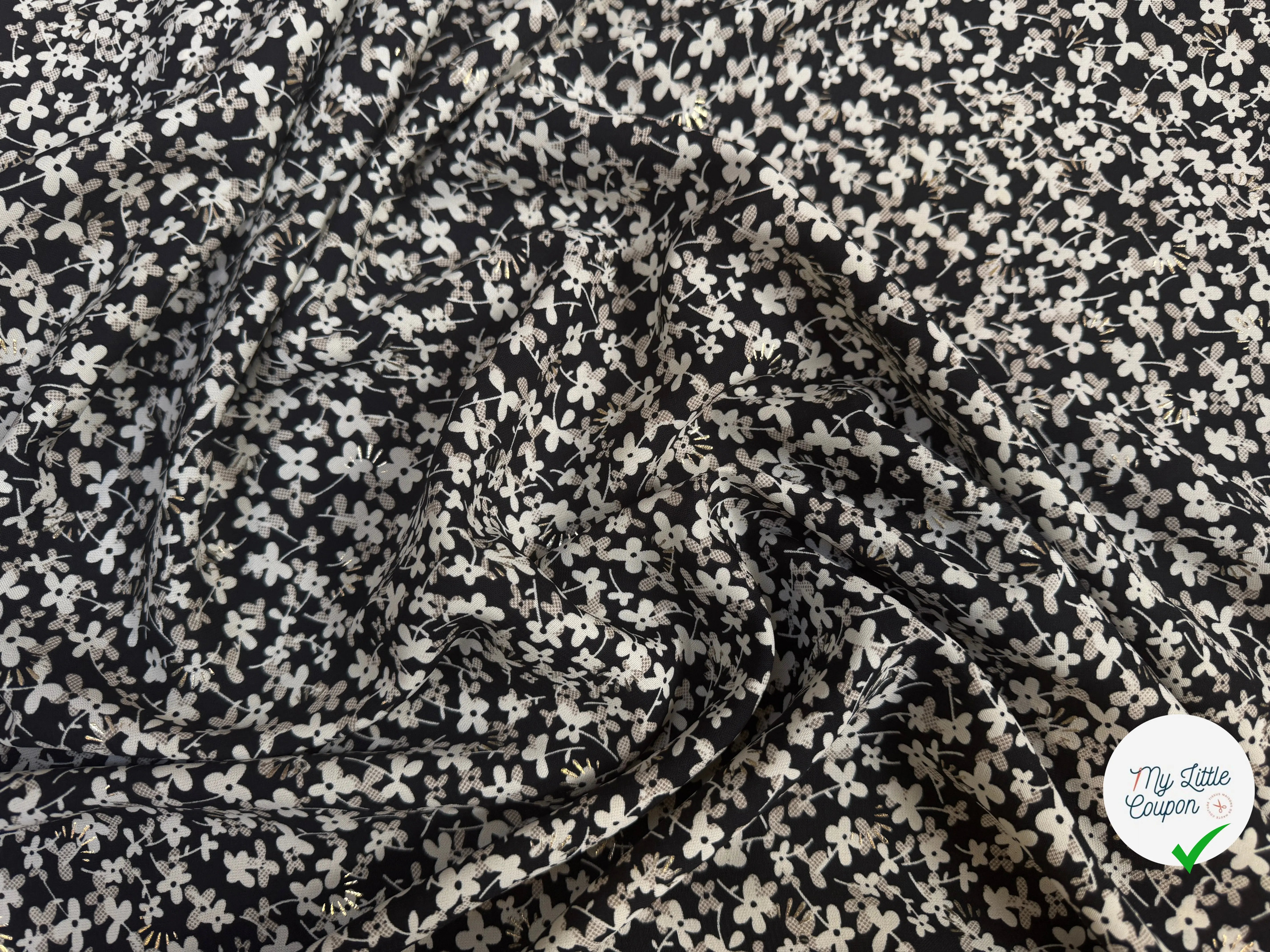 WOOLPEACH FLEURS REFLET DORÉ - My Little Coupon